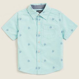 OSHKOSH B'GOSH (2T or 4T) Shark Print Woven Shirt
